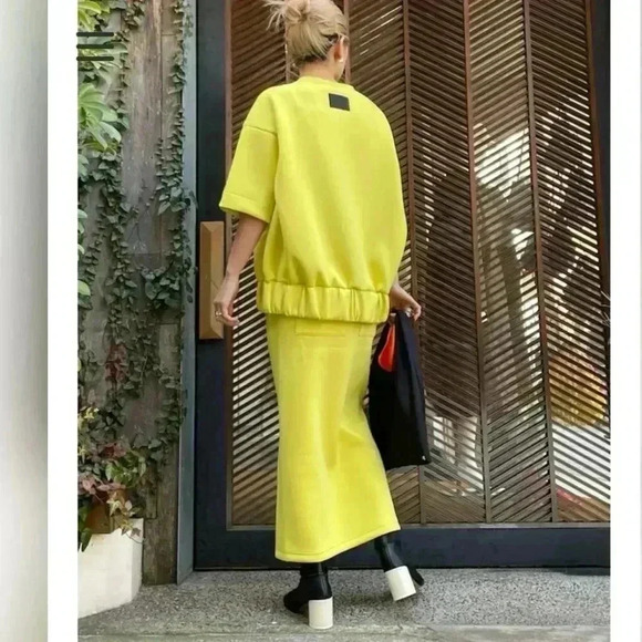 COGTHEBIGSMOKE FIA SKIRT AIRLY COCOON JERSEY-C8 LIKE NEW SIZE L - Picture 3 of 7